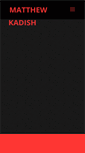 Mobile Screenshot of matthewkadish.com